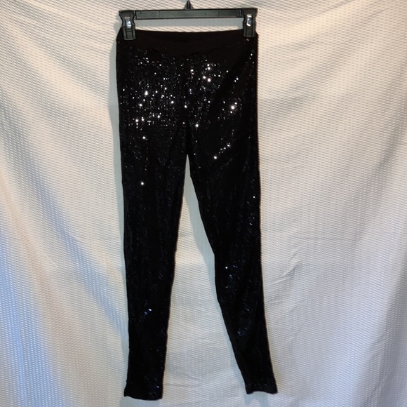 H&M Sequin Leggings Perfect Condition Sz XS - Picture 3 of 7